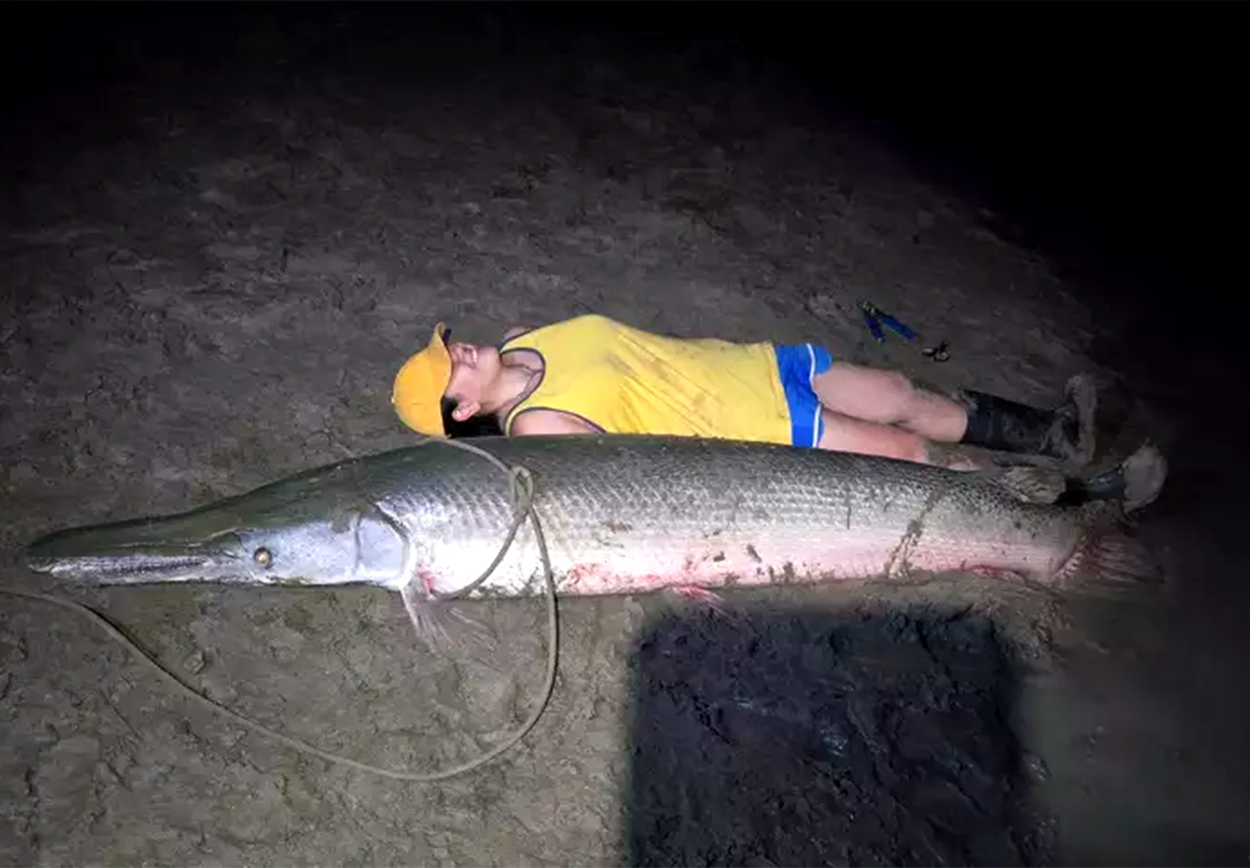 Alligator Gar Launched in Texas Might Be the Greatest Ever Caught by a Girl