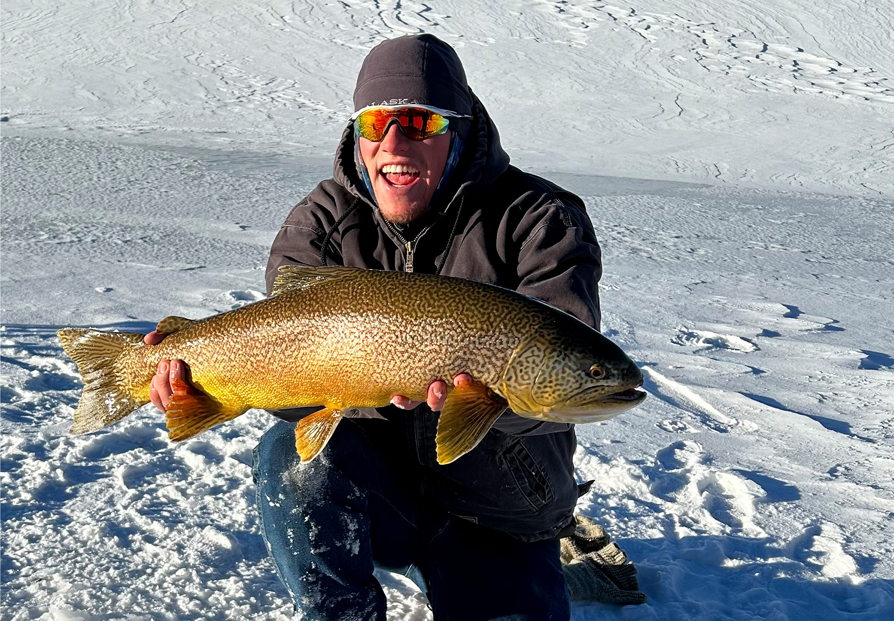 Fisherman Listens to Grandpa, Catches Utah State-Report Tiger Trout